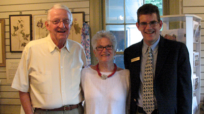 Len and Carol Carter with Richard Waterhouse